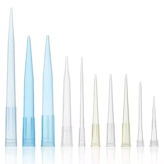 Ponta de pipeta de boca pequena de 10ml, 10UL 20UL 100UL 200UL 1000UL 5ml 10ml Pontas de pipeta de filtro de micro plástico descartáveis universais de laboratório para várias pipetas