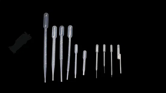 1ml 2ml 3ml 5ml 10ml estéril descartável pasteur pipeta conta-gotas de plástico micro 3ml pipetas de transferência